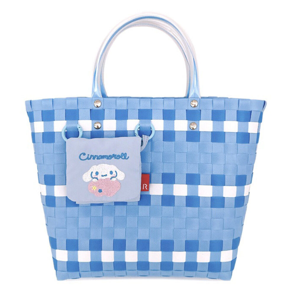 ROOTOTE「ROOTOTE サンリオ ルートート 8474 通販 カゴバッグ かごバッグ トートバッグ」|かごバッグ|ブルー1