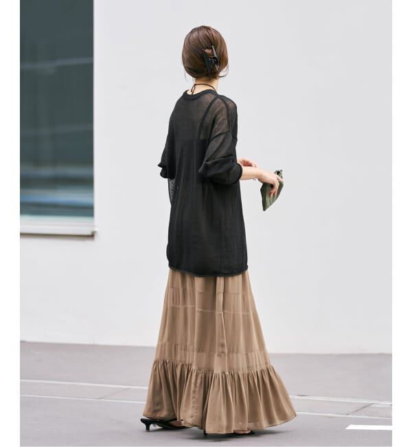 Plage「《追加》Linen/ny long プルオーバー 2」|ニット・セーター|