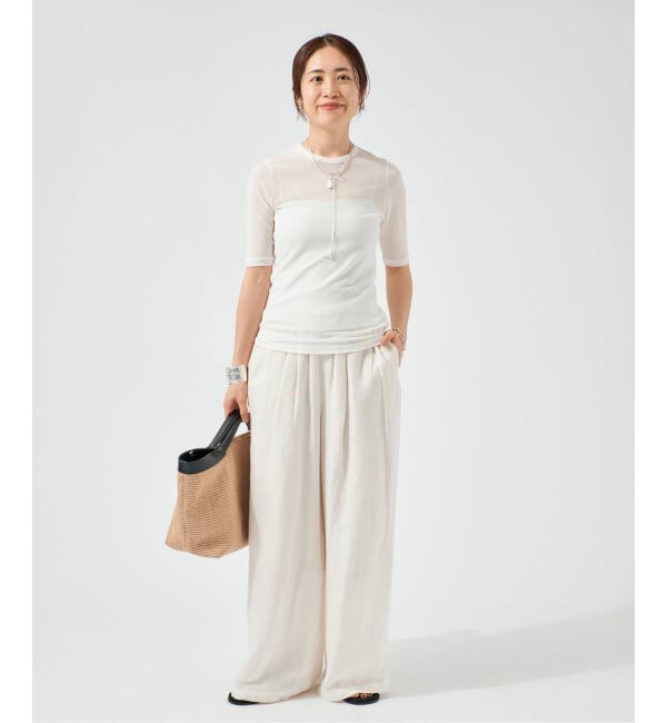 VERMEIL par iena「シアーTシャツ」|Tシャツ・カットソー|