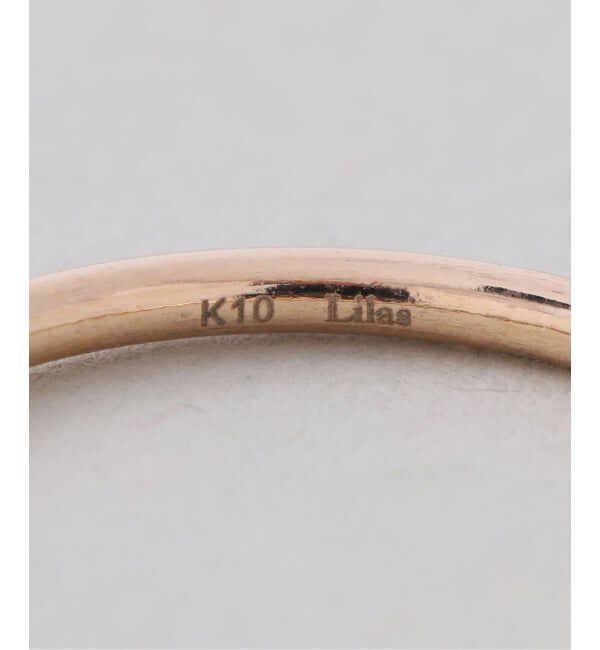 Lilas by Spick&Span「スイングルチルクォーツリング K10」|リング|
