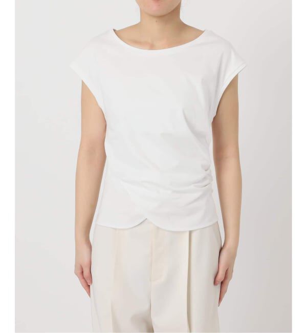 NOBLE「《追加予約・新色・接触冷感》ウエストギャザーコンパクトT」|Tシャツ・カットソー|