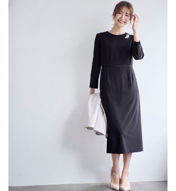 ANY SIS「【洗える】セレモニーダブルクロス ワンピース」|ワンピース|