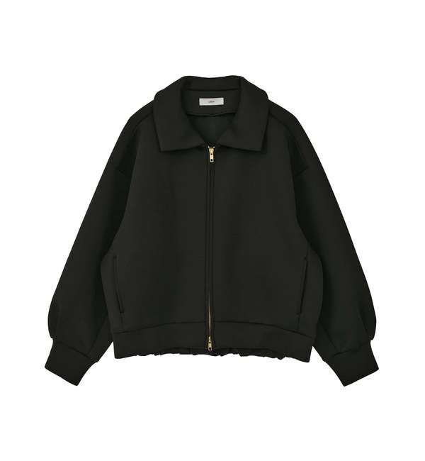 Liesse「ジップ開きブルゾン」|Tシャツ・カットソー|ブラック