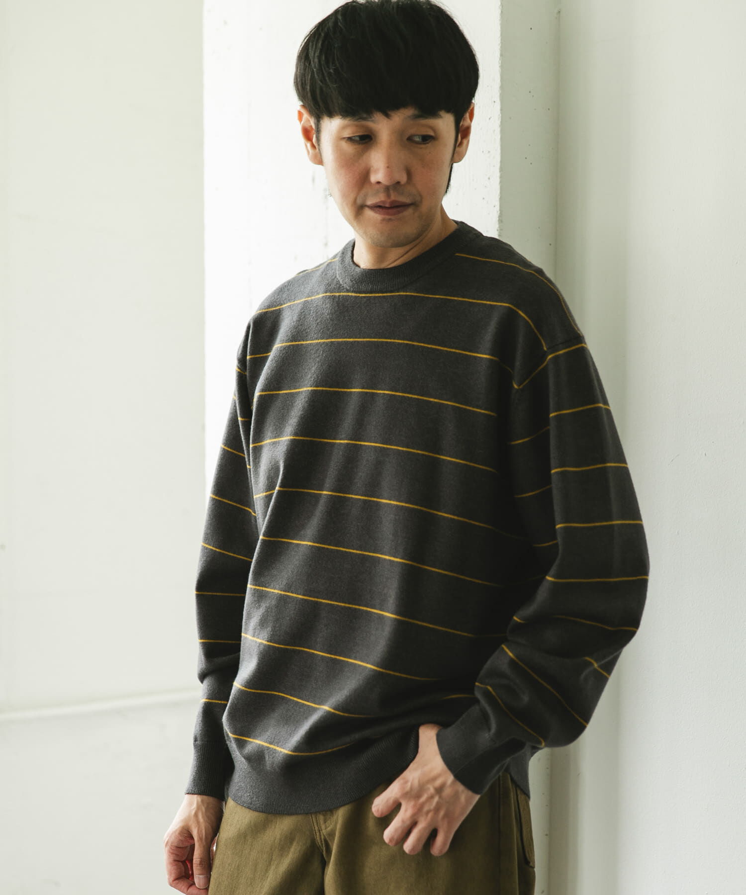 URBAN RESEARCH DOORS「『仁村紗和さん着用』『UR TECH 200日ニット』クルーネック」|ニット・セーター|