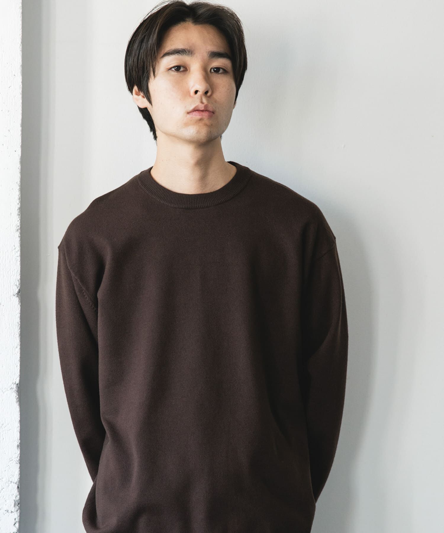 URBAN RESEARCH DOORS「『仁村紗和さん着用』『UR TECH 200日ニット』クルーネック」|ニット・セーター|