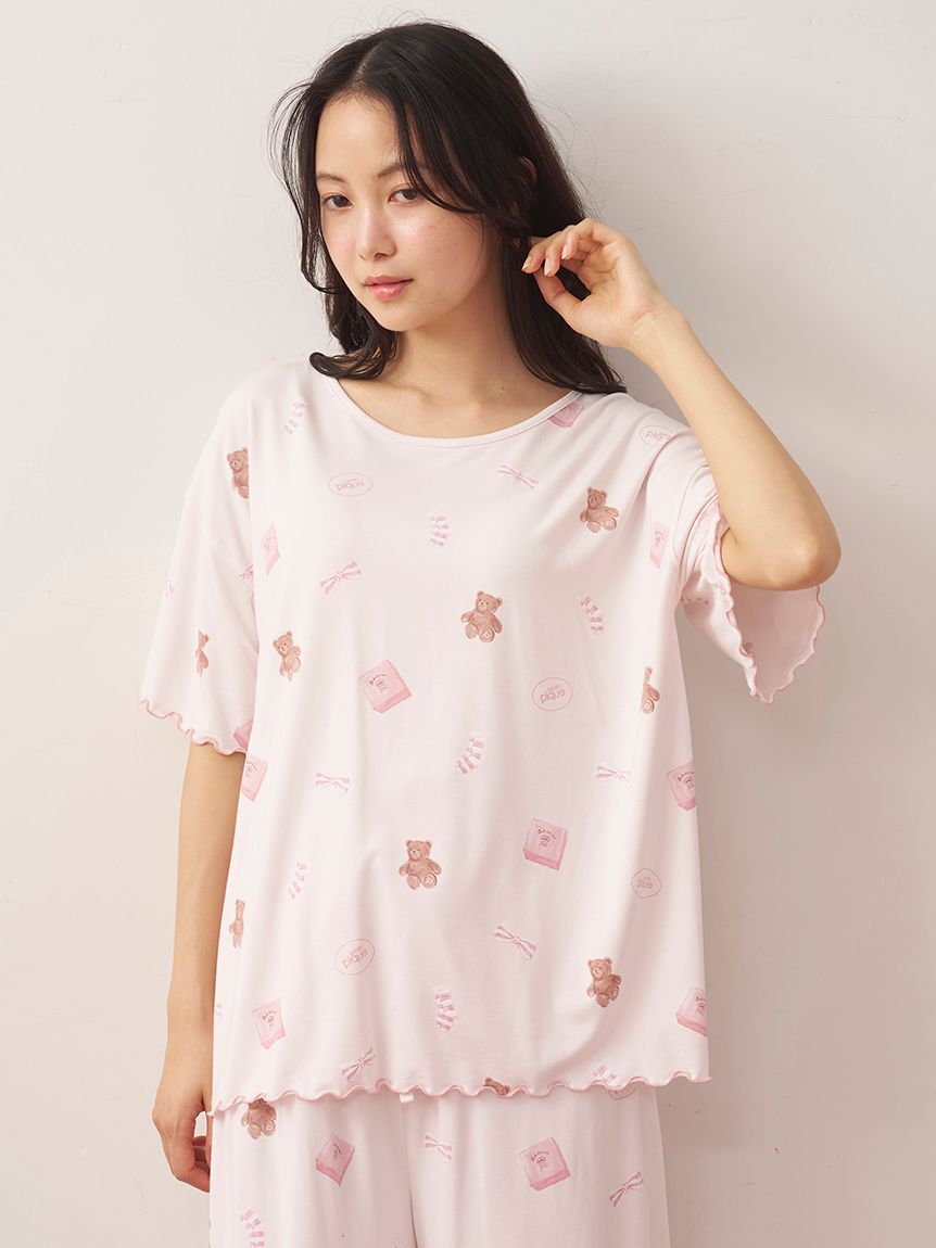 gelato pique「ピケモチーフ柄Tシャツ」|ルームウェア|