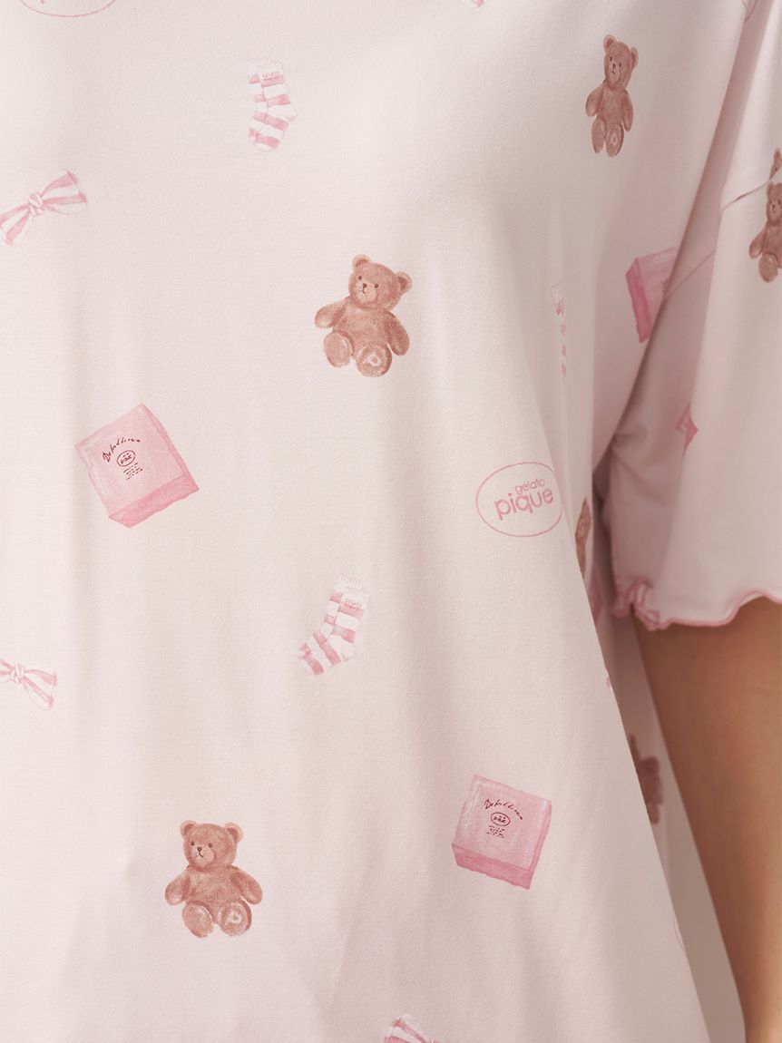 gelato pique「ピケモチーフ柄Tシャツ」|ルームウェア|