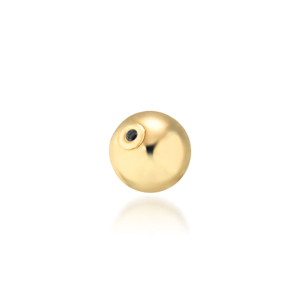 STAR JEWELRY「BALL & BALL」|ピアス|イエローゴールド