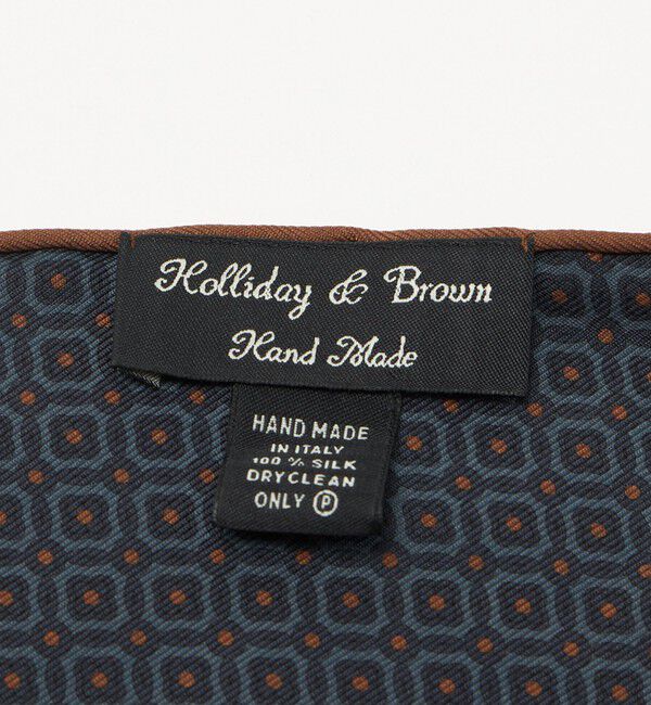UNITED ARROWS「＜Holliday＆Brown＞ペイズリー プリント チーフ」|ハンカチ|