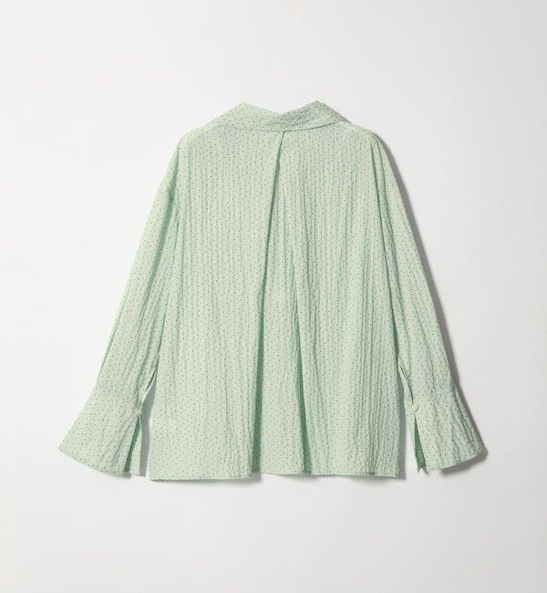 EMMEL REFINES「＜EMMEL REFINES＞EM ドット セミシアー シャツ」|シャツ・ブラウス|