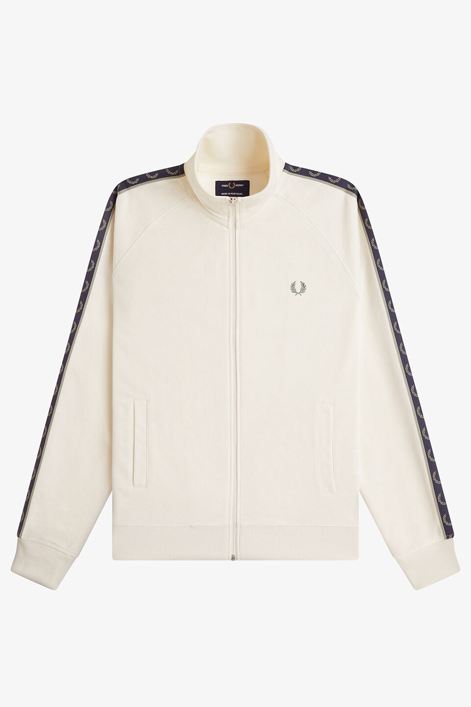 FRED PERRY 「Contrast Tape Track Jacket／フレッドペリー コントラストテープトラックジャケット」|ブルゾン・スタジャン|