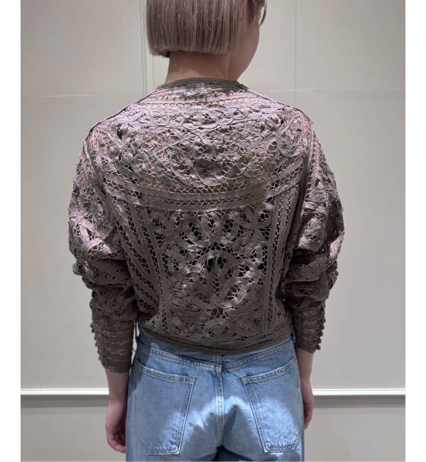 IENA LA BOUCLE「《追加》IENA LA BOUCLE バテンレースブラウス」|シャツ・ブラウス|