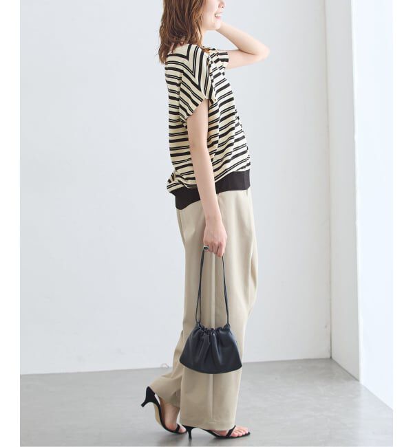 journal standard L'essage「《接触冷感/ 手洗い可能》クールタッチVネックプルオーバー」|ニット・セーター|