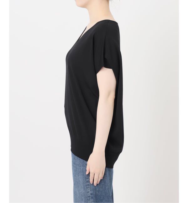 journal standard L'essage「《接触冷感/ 手洗い可能》クールタッチVネックプルオーバー」|ニット・セーター|