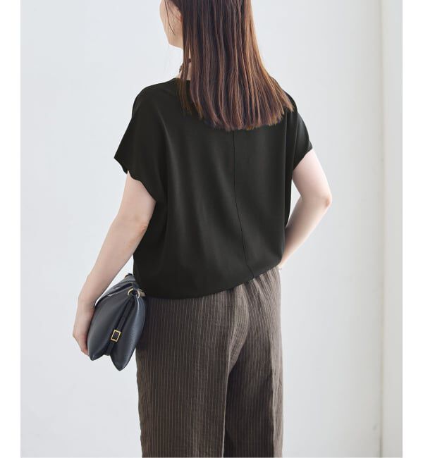 journal standard L'essage「《接触冷感/ 手洗い可能》クールタッチVネックプルオーバー」|ニット・セーター|