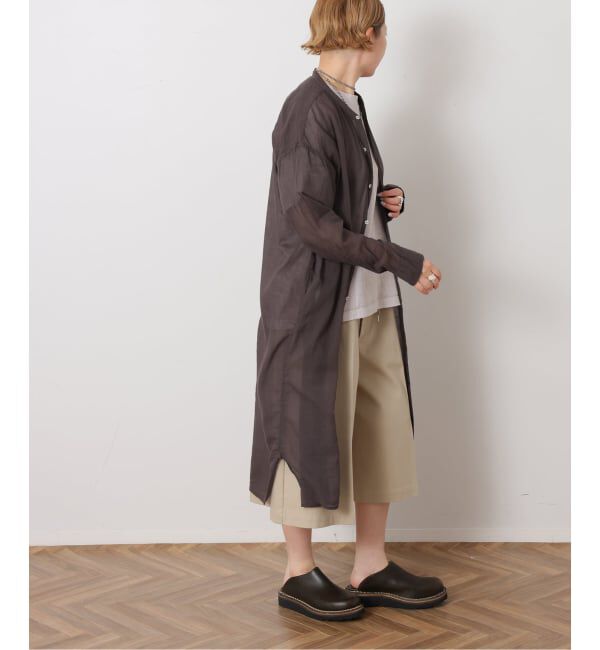 journal standard luxe「【ARMEN】BANDED COLLAR LONG SHIRT 115cm」|シャツ・ブラウス|