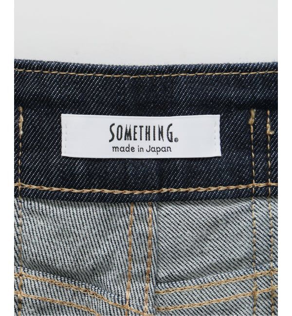  「《予約》【洗える】SOMETHING / サムシング LISA LACE UP WIDE」|デニム|