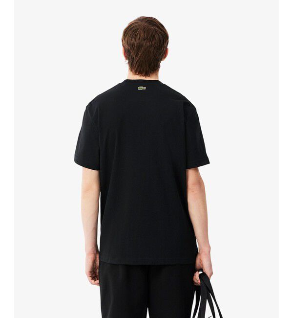 LACOSTE「リピートロゴプリントコットンTシャツ」|Tシャツ・カットソー|