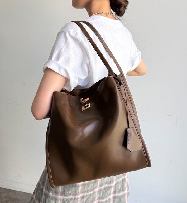  「【WEB限定】ヒネリ金具ビッグトートバッグ」|トートバッグ|
