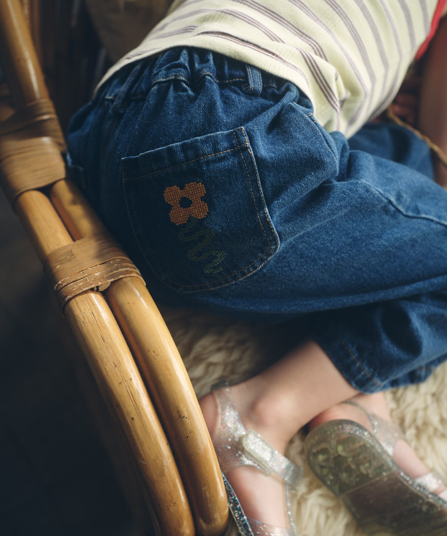 URBAN RESEARCH DOORS「『別注カラー』Solii+Sola　CROSS STITCH DENIM(KIDS)」|その他|