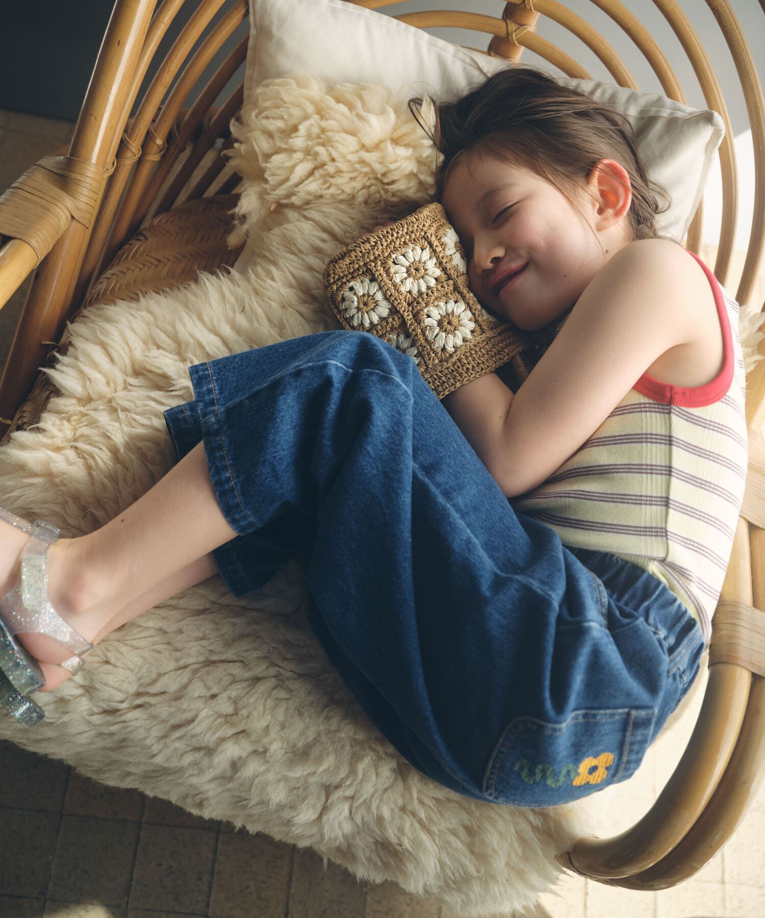 URBAN RESEARCH DOORS「『別注カラー』Solii+Sola　CROSS STITCH DENIM(KIDS)」|その他|