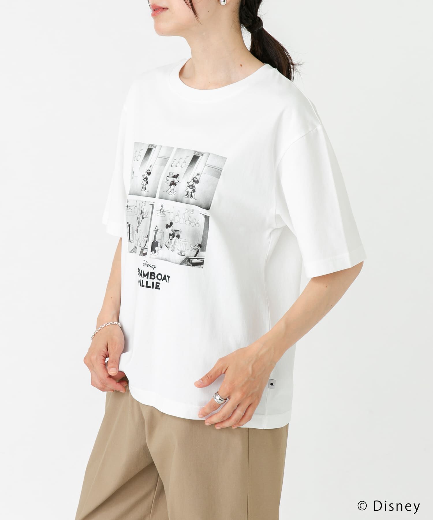 URBAN RESEARCH DOORS「別注/Disney/プリントTシャツ」|Tシャツ・カットソー|
