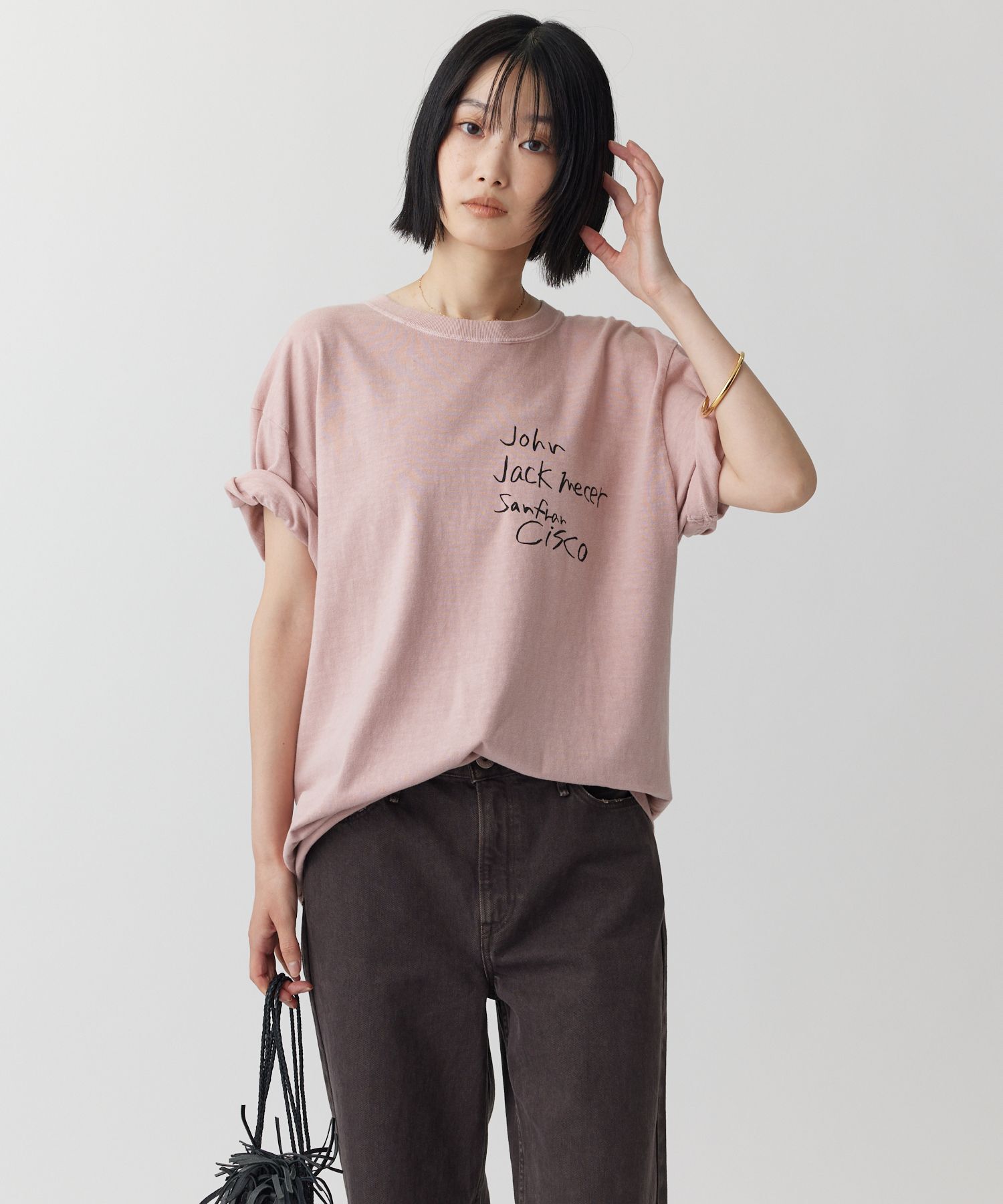  「【J.J. Mercer】チェッカープリントTEE」|Tシャツ・カットソー|