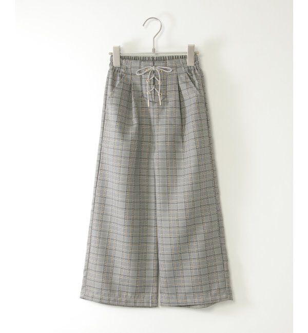 ikka kids「レースアップワイドパンツ（120~160cm）」|その他|