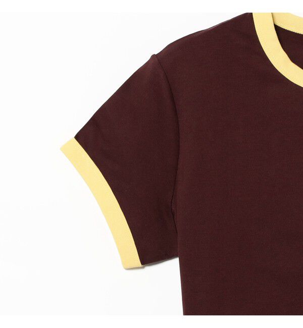 Ray BEAMS 「FRED PERRY / クロップド リンガー Tシャツ（1524CL）」|Tシャツ・カットソー|