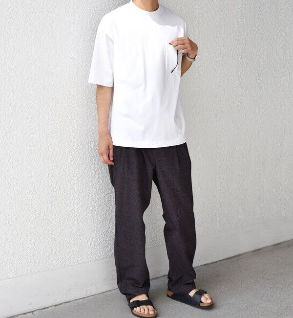 SHIPS any「【SHIPS any別注】Phatee: オーガニックコットン ピスネーム スピンドル ポケット Tシャツ◇」|Tシャツ・カットソー|