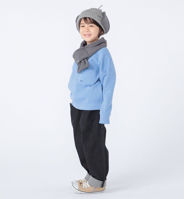 SHIPS KIDS「【WEB限定】SHIPS KIDS:100～160cm / NEW マイクロ ロゴ スウェット」|スウェット・ジャージ|