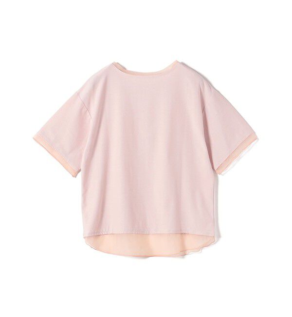 SHIPS Colors 「《予約》SHIPS Colors:〈接触冷感・手洗い可能〉クールタッチ シアーコンビ ハーフスリーブ トップス◆」|Tシャツ・カットソー|