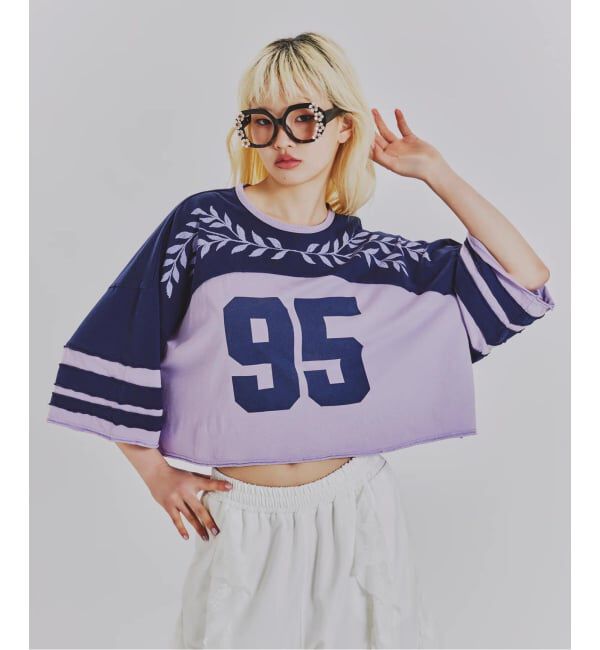 JOINT WORKS「ANNA SUI NYC / アナスイエヌワイシー カットオフNo.Tシャツ」|Tシャツ・カットソー|ネイビー