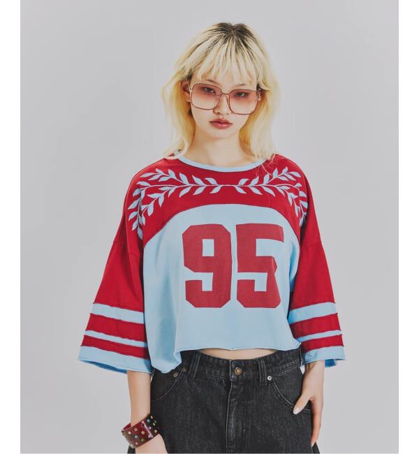 JOINT WORKS「ANNA SUI NYC / アナスイエヌワイシー カットオフNo.Tシャツ」|Tシャツ・カットソー|ボルドー
