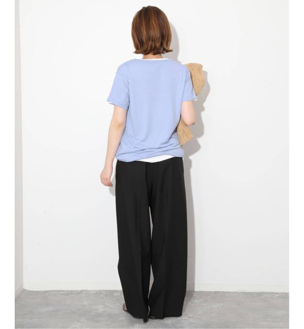 SLOBE IENA「《追加》スラブ5分袖TEE」|Tシャツ・カットソー|
