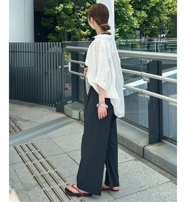 SLOBE IENA「《シリーズあり》リネンコットンBOXシャツ」|シャツ・ブラウス|
