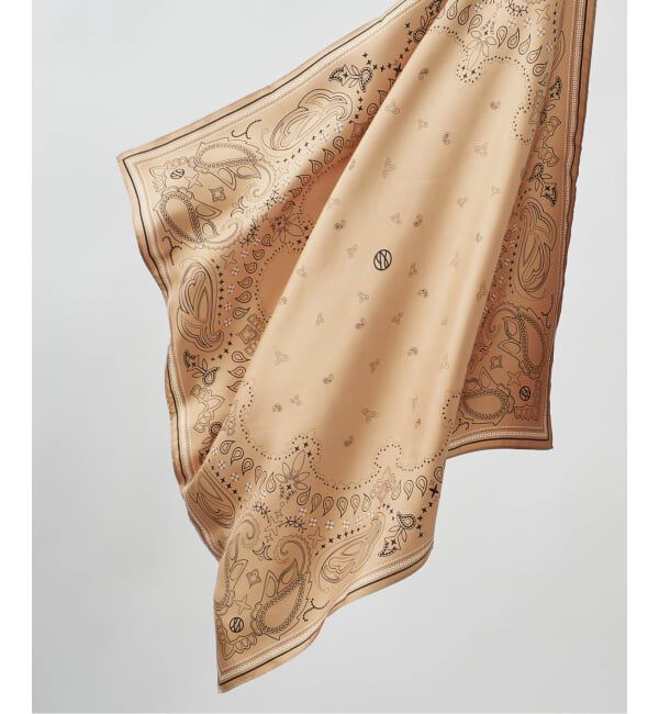 VERMEIL par iena「Le Scarf レ スカーフ Paisley Scarf 65x65cm」|バンダナ・スカーフ|