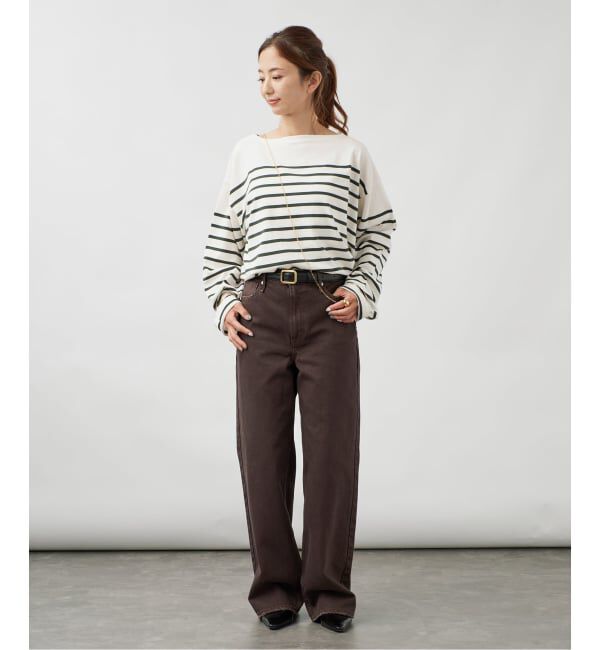 VERMEIL par iena「《予約》upper hights アッパーハイツ The Niece Mid-Rise 103323002」|デニム|
