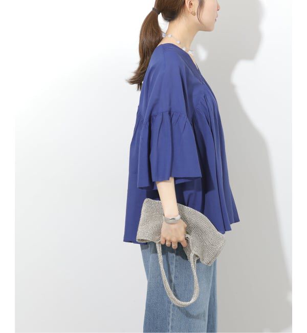 JOURNAL STANDARD relume「コットンギャザーフレアブラウス」|シャツ・ブラウス|