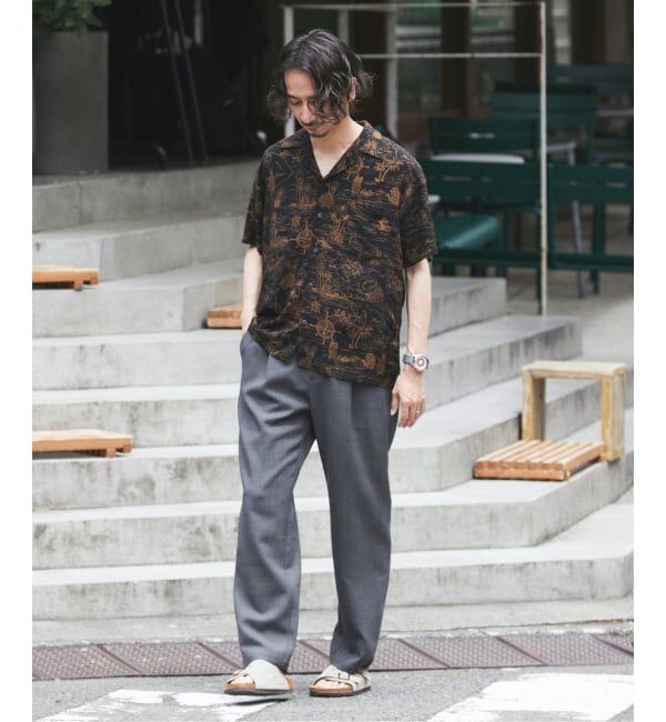 JOURNAL STANDARD relume「テック パナマ オーバル イージーパンツ」|スラックス|