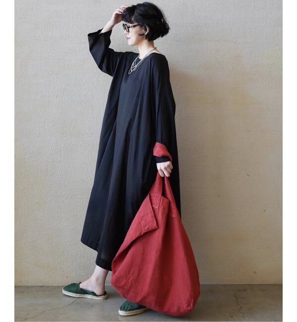 journal standard luxe「【SOIL】60s CAMBRIC SIDE GATHERED DRESS」|ワンピース|