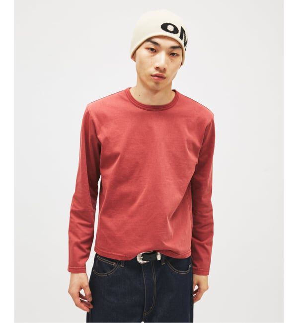 JOURNAL STANDARD「《予約》オフ デューティー ロンT」|Tシャツ・カットソー|レッド