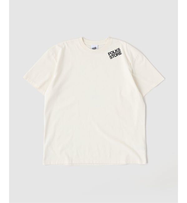 JOURNAL STANDARD「FOLKS STORE PRINT T」|Tシャツ・カットソー|ナチュラル
