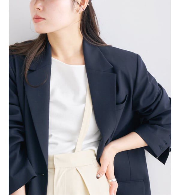 U by SPICK&SPAN「コットンフライスロングスリーブトップス」|Tシャツ・カットソー|