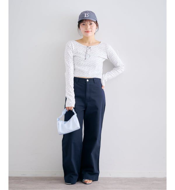 U by SPICK&SPAN「コットンフライスロングスリーブトップス」|Tシャツ・カットソー|