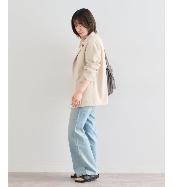 U by SPICK&SPAN「UVカット ツイルダブルジャケット」|テーラードジャケット|