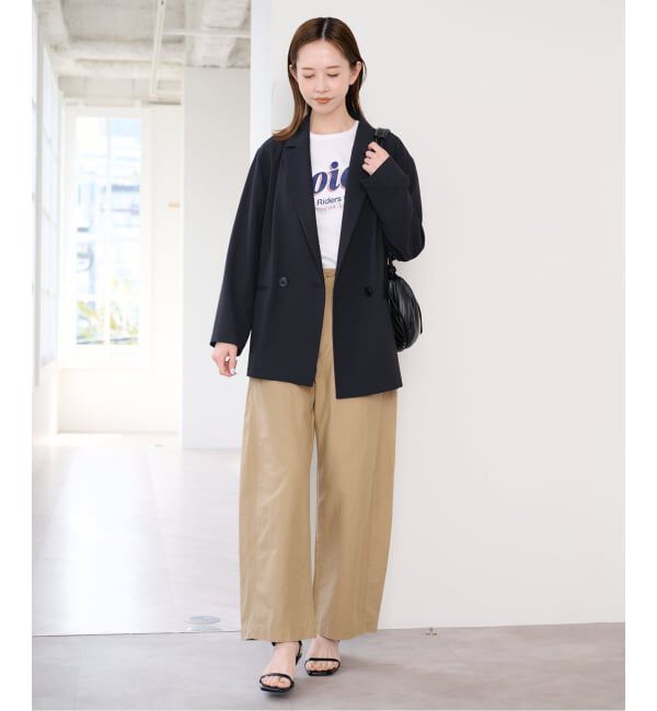 U by SPICK&SPAN「UVカット ツイルダブルジャケット」|テーラードジャケット|