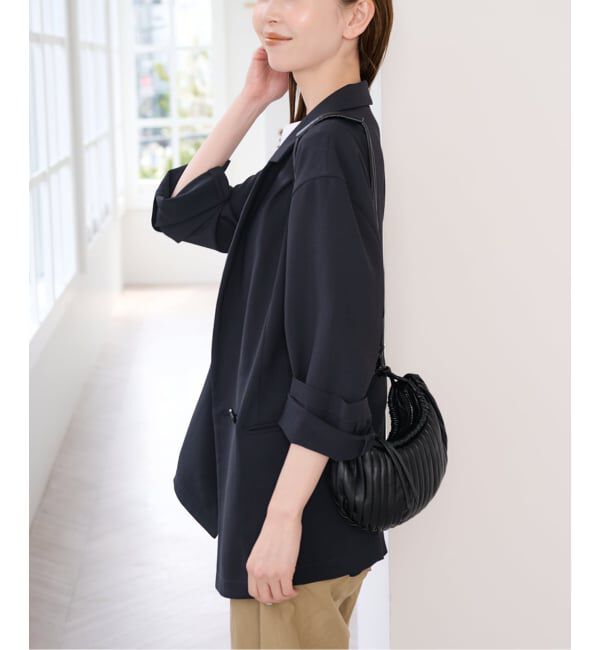 U by SPICK&SPAN「UVカット ツイルダブルジャケット」|テーラードジャケット|