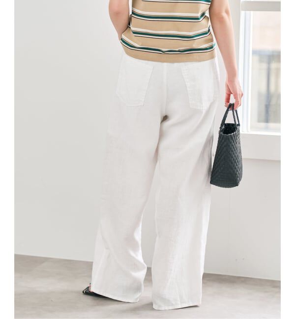 Spick and Span「TICCA / ティッカ リネンガーメントダイパンツ」|その他|