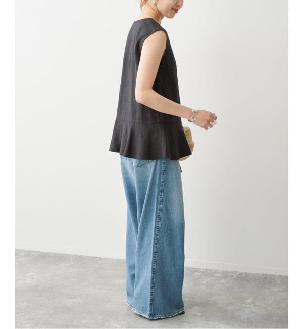 Spick and Span「リネンペプラムベスト」|その他|